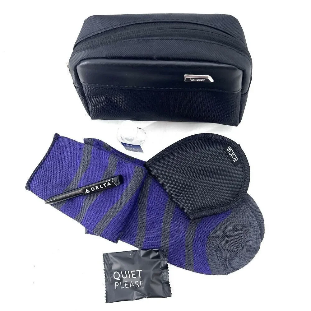 Tumi Delta Airlines First Class Toiletry Travel Amenity Kit